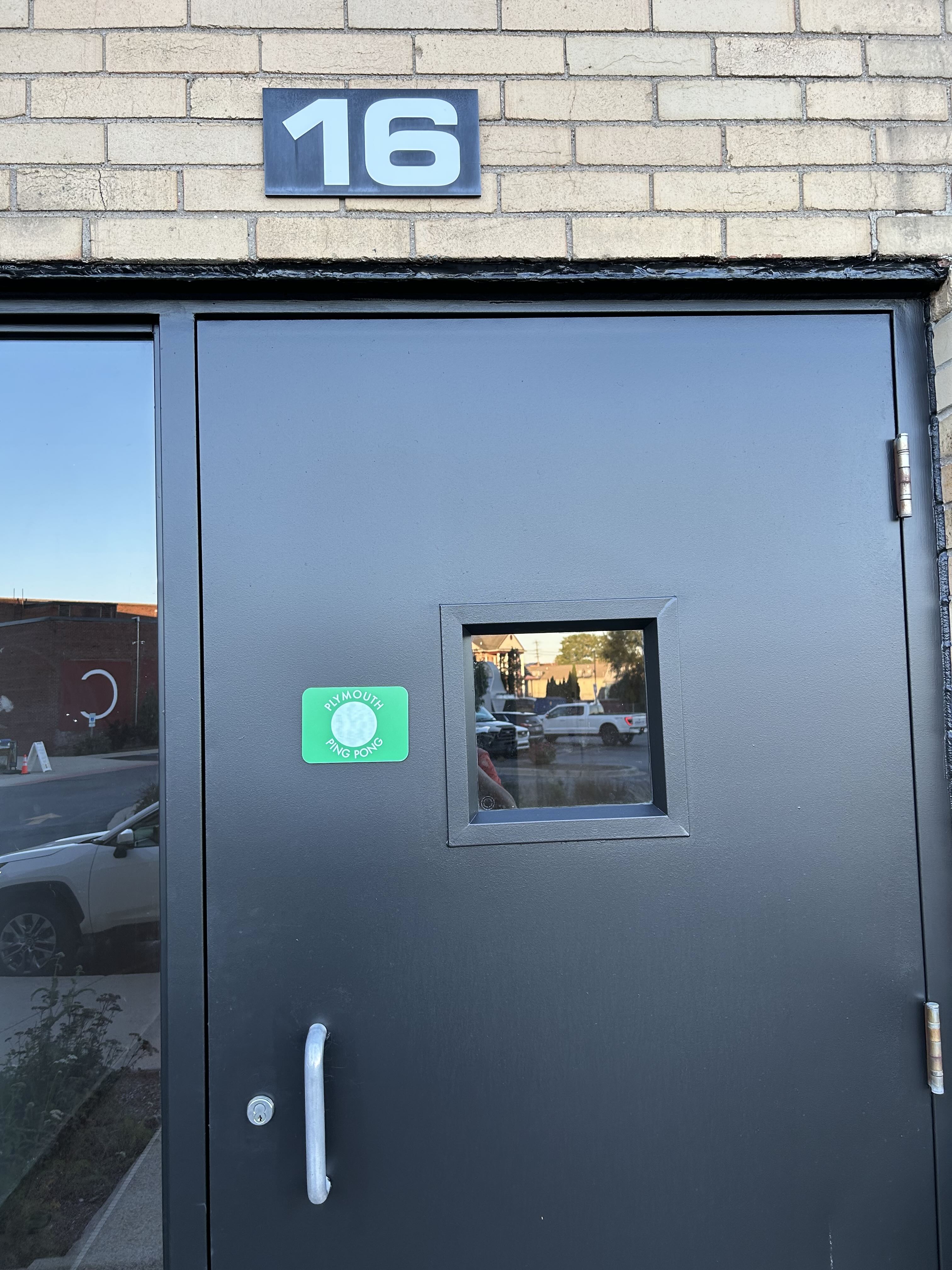 Door 16 entrance to the PARC Annex Gym